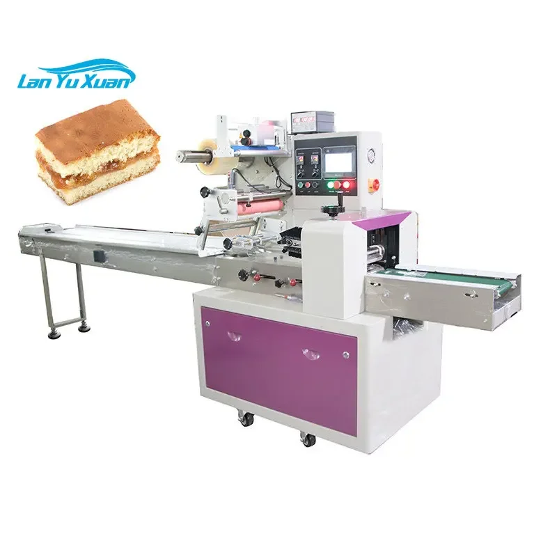 Multifunction Bakery Bread Bag Pillow Packing Machine Long Bread Pizza Toast Croissant Pita Bread Packaging Packing Machine