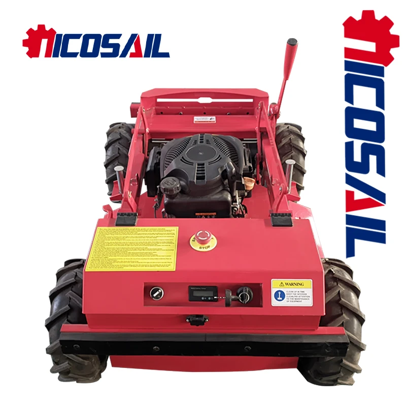 

Machine lawn mower electric start adjustable lift remote control low price fast delivery and sale