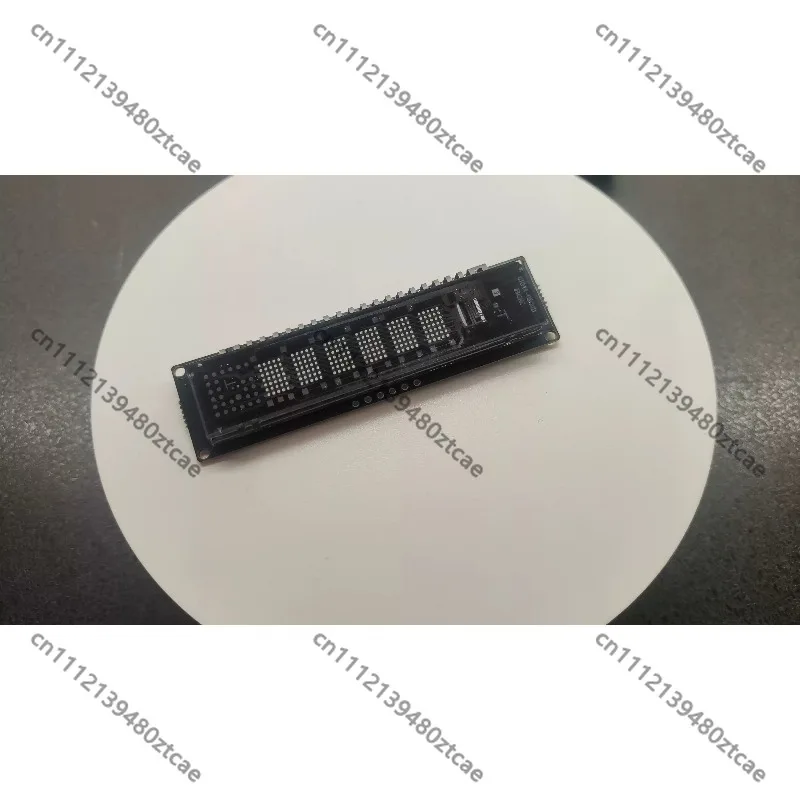 VFD Display Module, 6-Dot Matrix Reverse Display Screen, Integrated Driver for Easy Driving