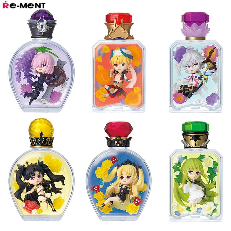 

Authentic Re-Ment Fate Fgo Flower Wine Bottle Series Blind Box Matthew Gilgamesh Merlin Peripheral Collection Decoration Gifts