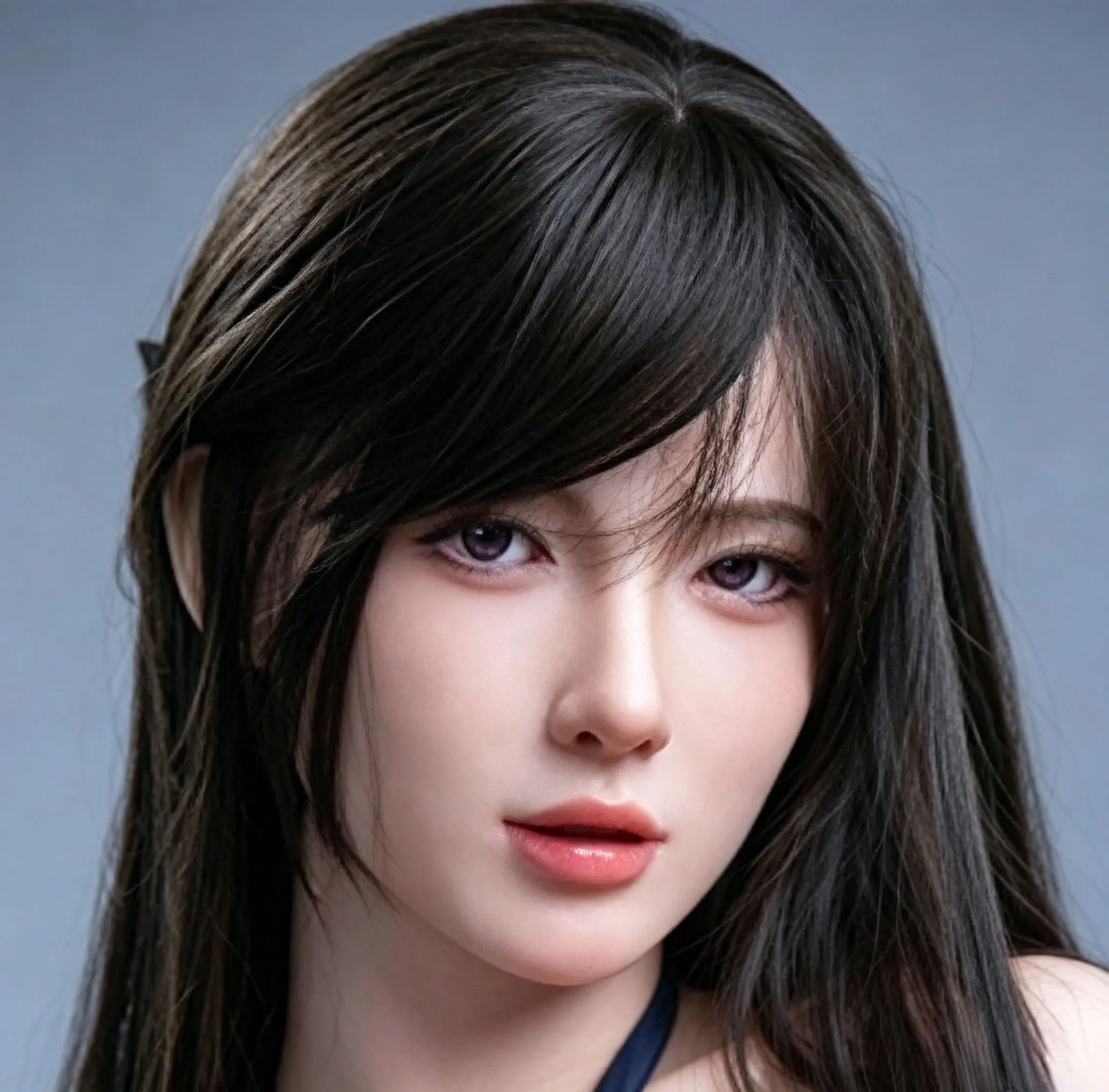 Realistic silicone sex doll head, oral sex doll single-headed - view 4