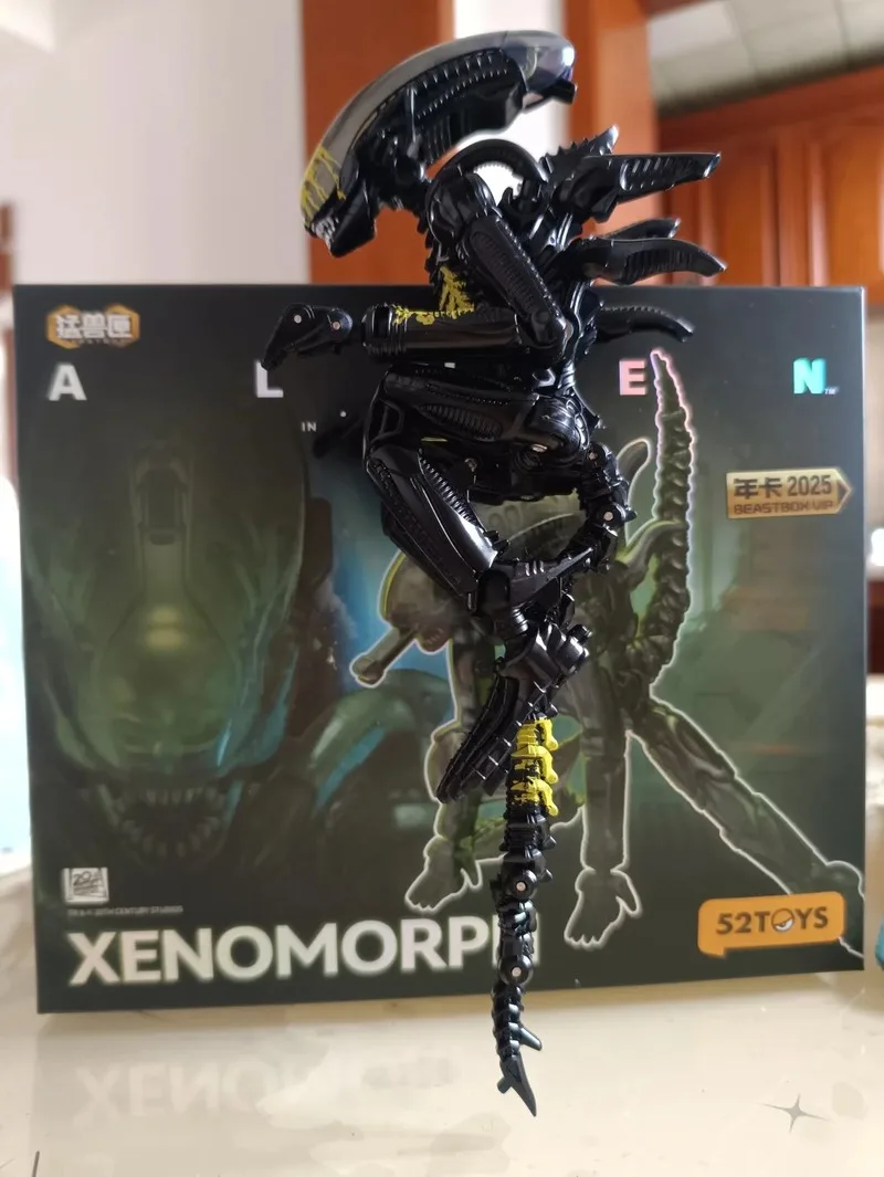 52 brinquedos caixa de besta alienígena 2.0 ano cartão edição limitada genuíno brinquedo transformável modelo charme colecionável presente série ornamentos