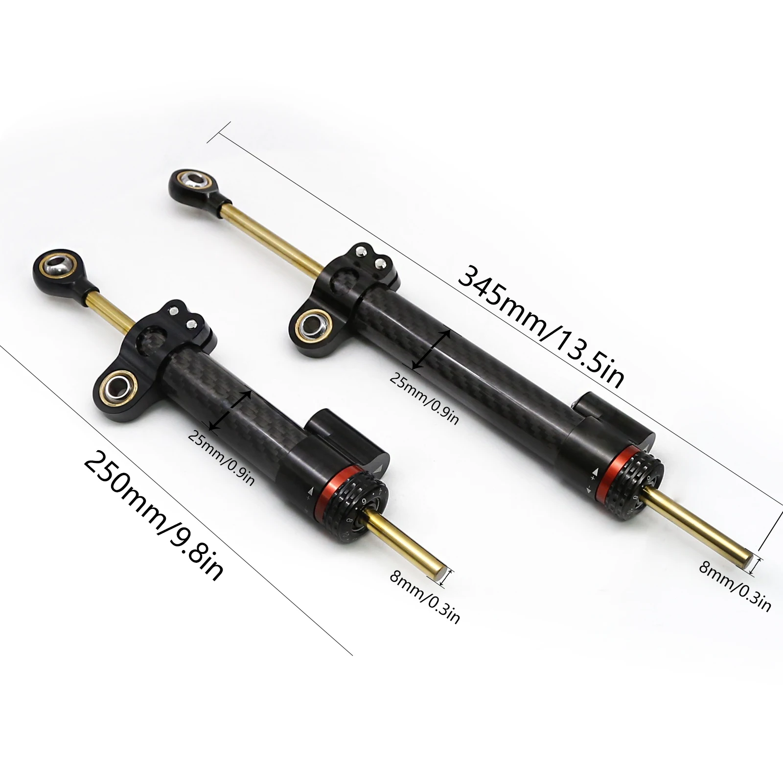 Fiber Carbon Steering Damper Universal Motorcycle Adjustable Steering Damper Stabilizer For Yamaha MT10 MT-10 MT 07 MT-07 MT09