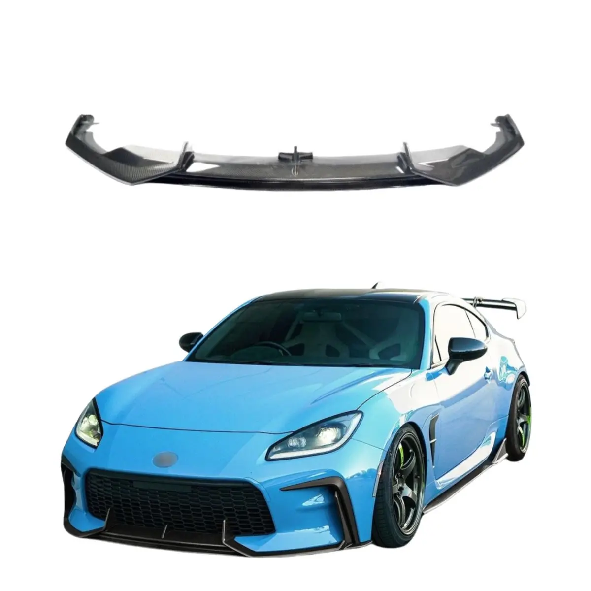 

Carbon fiber front lip ADR style suitable for Toyota GR86 Subaru Brz Zd8 front bumper separator side skirt diffuser spoiler