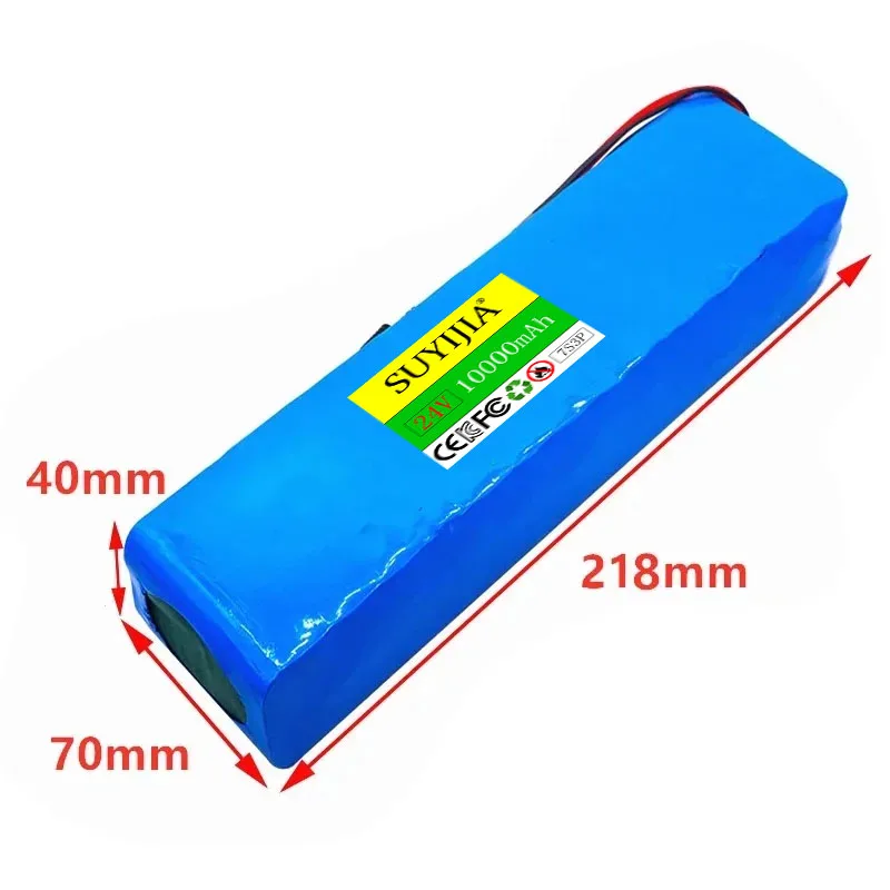 Batterie Lithium Haute Performance 24V 25.2V 10Ah Et Chargeur, Accessoire D'énergie Durable Et Stable Pour Scooter 250W 350W