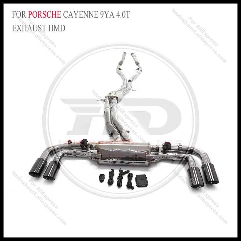 

HMD Exhaust System Stainless Steel Performance Catback for Porsche Cayenne 9YA 4.0T 2018+ Muffler With Valve