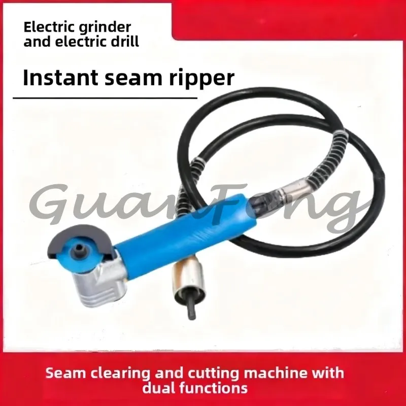Flexible Shaft Tile Grout Cleaning Tool, Bidirectional Cleaner for Angle Grinder & Polisher