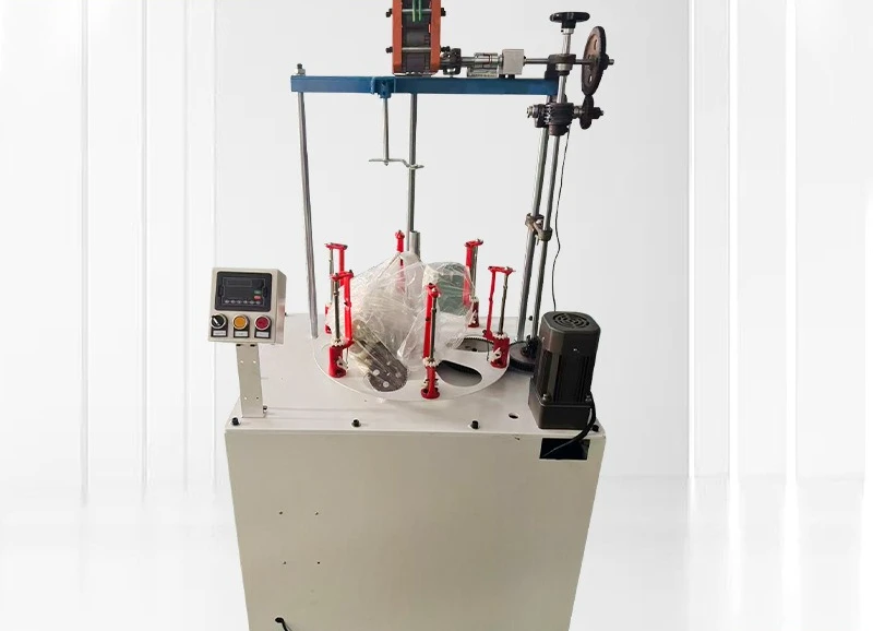 Metal flat winding machine, automatic PLC system