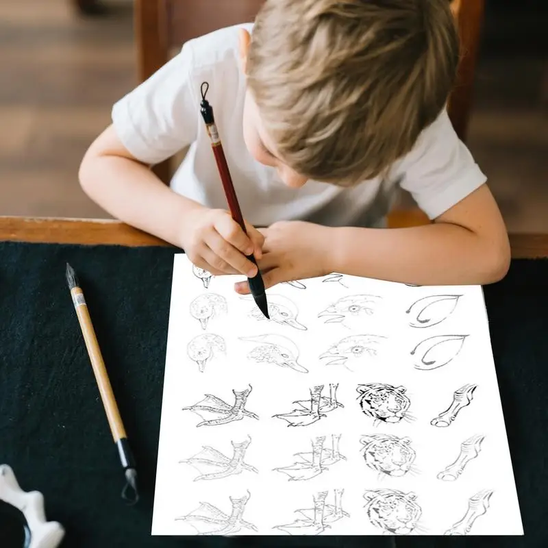 Rastreando escrita prática livro pintura livro de imagens iniciante sketchbook desenho arte suprimentos para a escola em casa