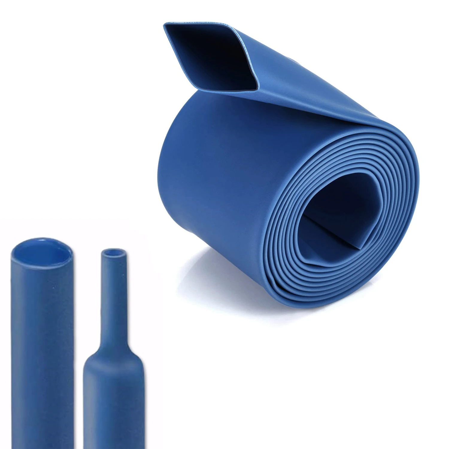 Φ1,6 mm bis Φ50 m Draht-Schrumpfschlauch, blau, Verhältnis 3:1, selbstklebend, rot, wasserdicht, industrielle elektrische Schrumpfschläuche
