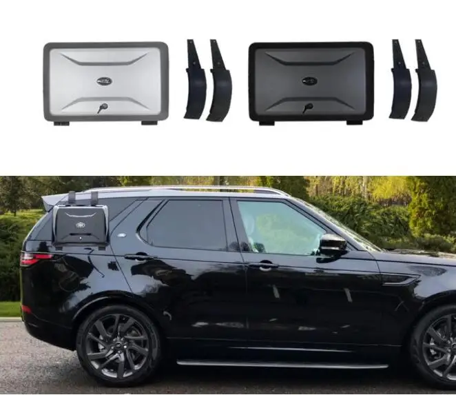 

Для Land Rover Discovery 5 LR5 2017 2018 2019 2020 2021 2022 2023 автомобильный багажник на крышу боковой ящик для оборудования для инструментов