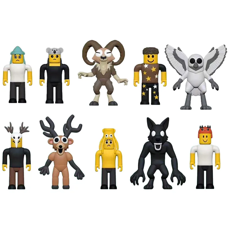 2025 nuevo caliente 99 noches en el bosque monstruo caja ciega ciervo dibujos animados Milu ciervo juego de peluche periféricos Halloween juguetes regalos