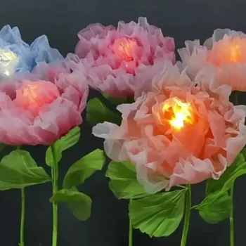 웨딩 장식용 실크 꽃, 자동 개방, 인공 꽃, 신제품 