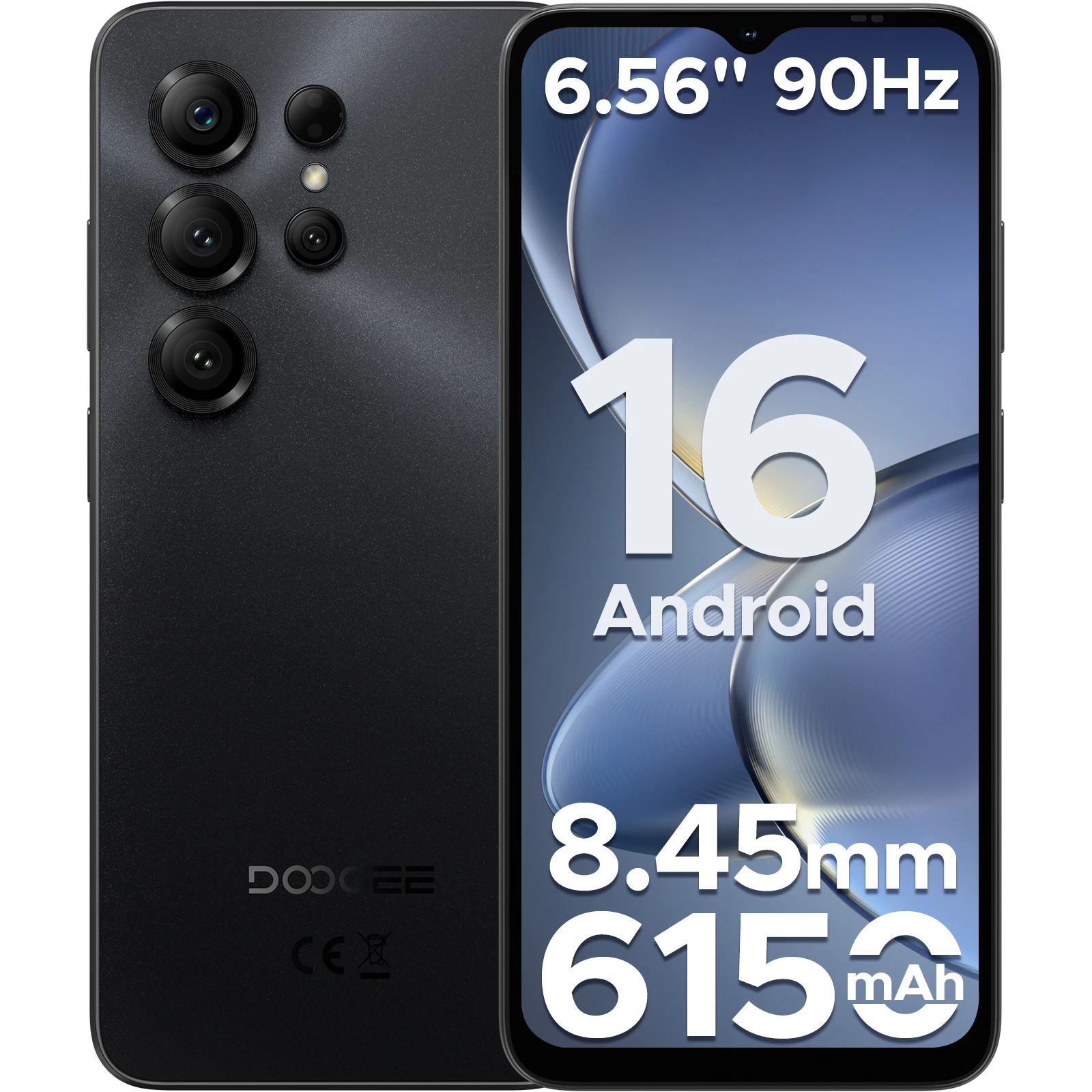 Global Version DOOGEE Note56 X Smartphone 24GB RAM(3GB+21GB) 64GB