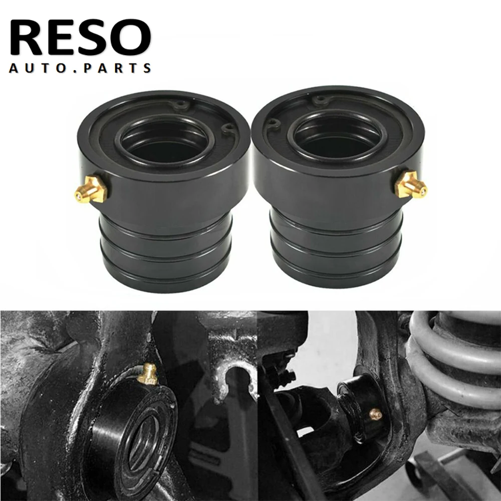 RESO  Front Left & Right Axle Tube Seals Pair Kit For 84-01 Jeep Cherokee XJ  87-18 (Except 96) Jeep Wrangler YJ TJ LJ JK