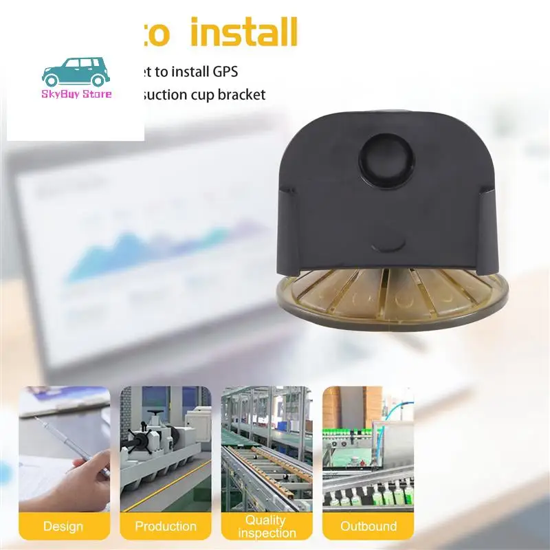 Soporte de navegación GPS con base de ventosa de 3,5" para Tomtom One V2 V3