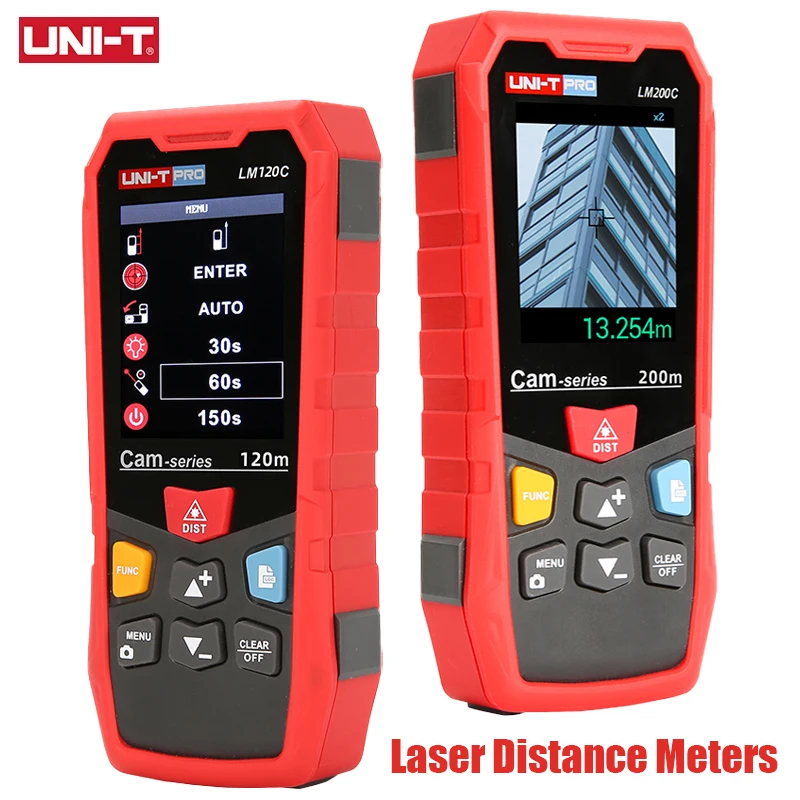 

UNI-T Laser Rangefinder High-Precision Multi-Function Distance Measuring Instrument Camera Mode 2.4-inch HD Display Rangefinder