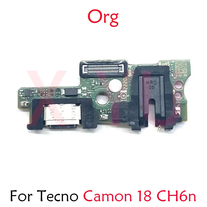 

Org For Tecno Camon 18 18P 19 20 Pro Premier CH6 CH7 CH9 CH6i CK6 CK7 USB Charging Board Dock Port Flex Cable Repair Parts