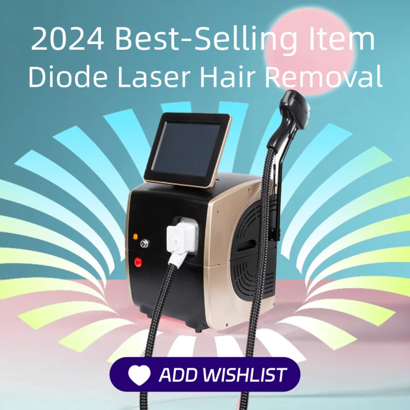 

4 Waves Portable Soprano Diode Ice Titanium Laser Body Hair Removal Machine 808nm Alexandrite Device Permanent CE Woman