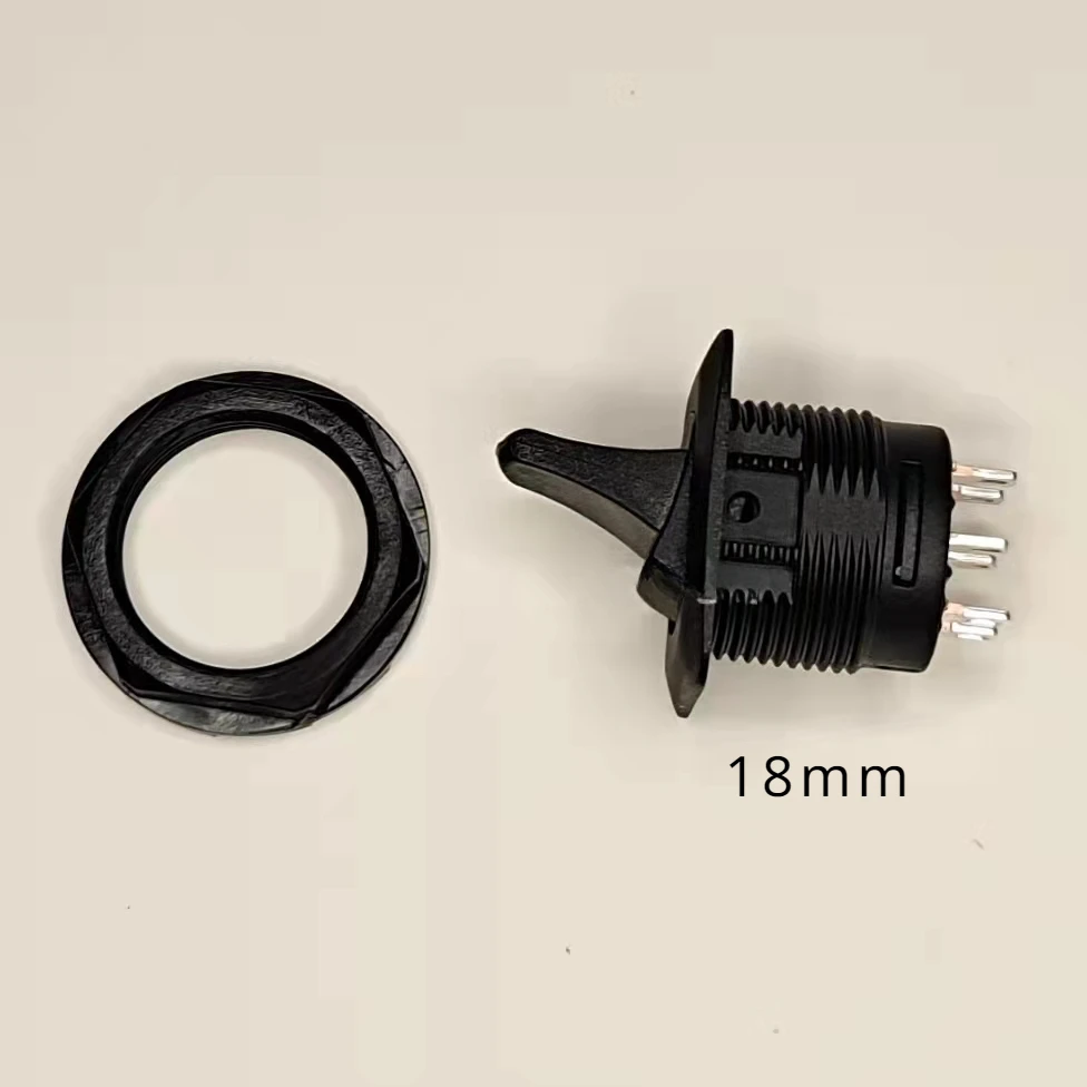 1PCS 6-Foot 2-Gear  3-Gear Toggle Switch Rocker  18mm R13-405