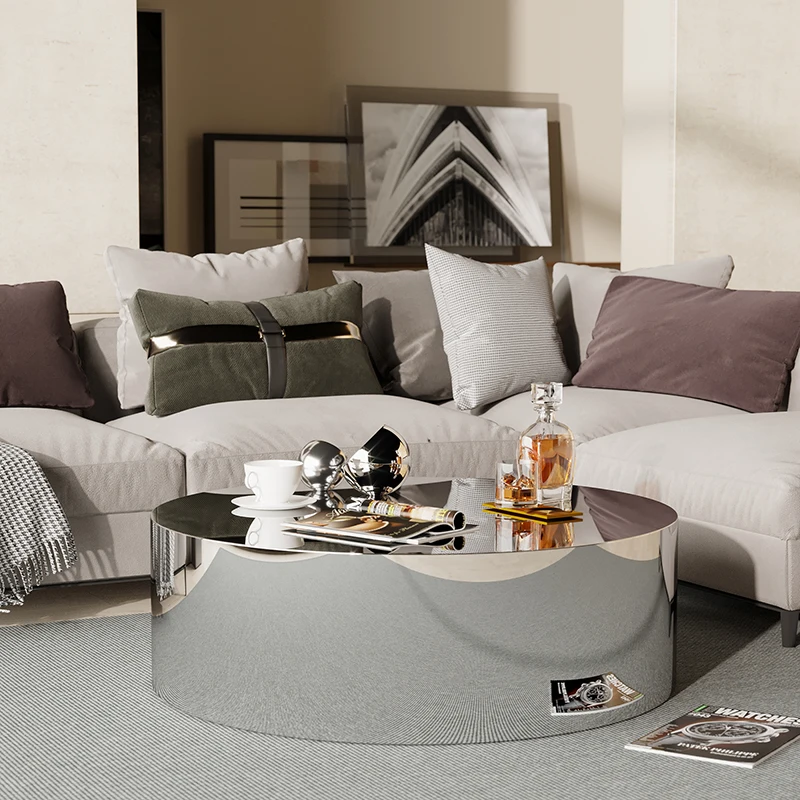 Simple designer personalized creative special-shaped coffee table high-end home