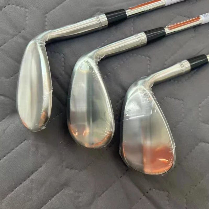 Hot-selling can be customized right-hand PVD color MS01 steel golf club wedge set 48-62 degrees, black silver forged art rubber