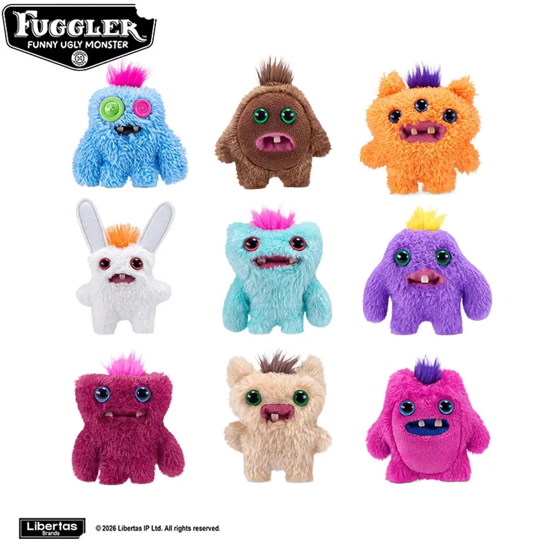Original Fuggler Patrick Star SpongeBob Schwammkopf Schlüsselanhänger Plüschtiere Fugglers Baby-Zahn-Monster Gefüllte Plüschpuppen – Detail 3