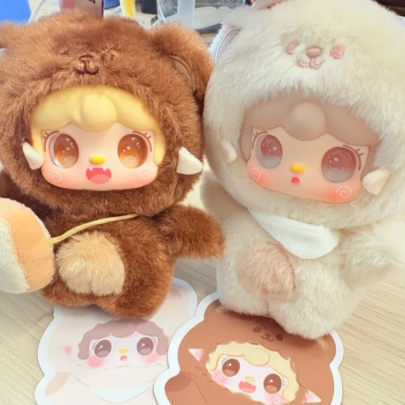 Spot Genuine Yooki Oxygen Fourth Generation Bite Bear Series Blind Box Plush Toy Bag Pendant Birthday Gift Desktop Ornament