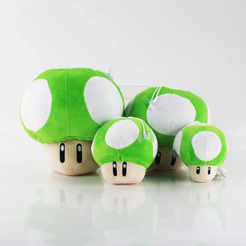 Super Marios Bros Fungo Peluche Bambole Anime Figura Morbida Farcita Portachiavi Simpatico Cartone Animato Portachiavi Giocattoli Per Bambini Borse