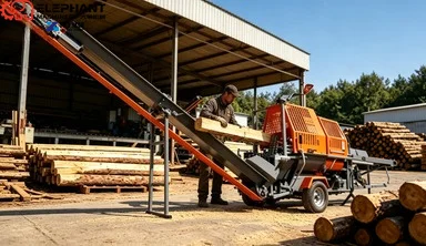 20Ton Hydraulic Wood Log Splitter Horizontal Wood Splitting Machine Fast Wood Splitter Firewood Process Log Splitter
