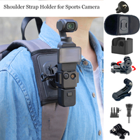 For DJI Action 5 Pro 4 Rotation Bag Backpack Shoulder Strap Mount Holder for Insta360 X5 X4 GoPro 13 12 11 10 DJI Osmo Pocket 3