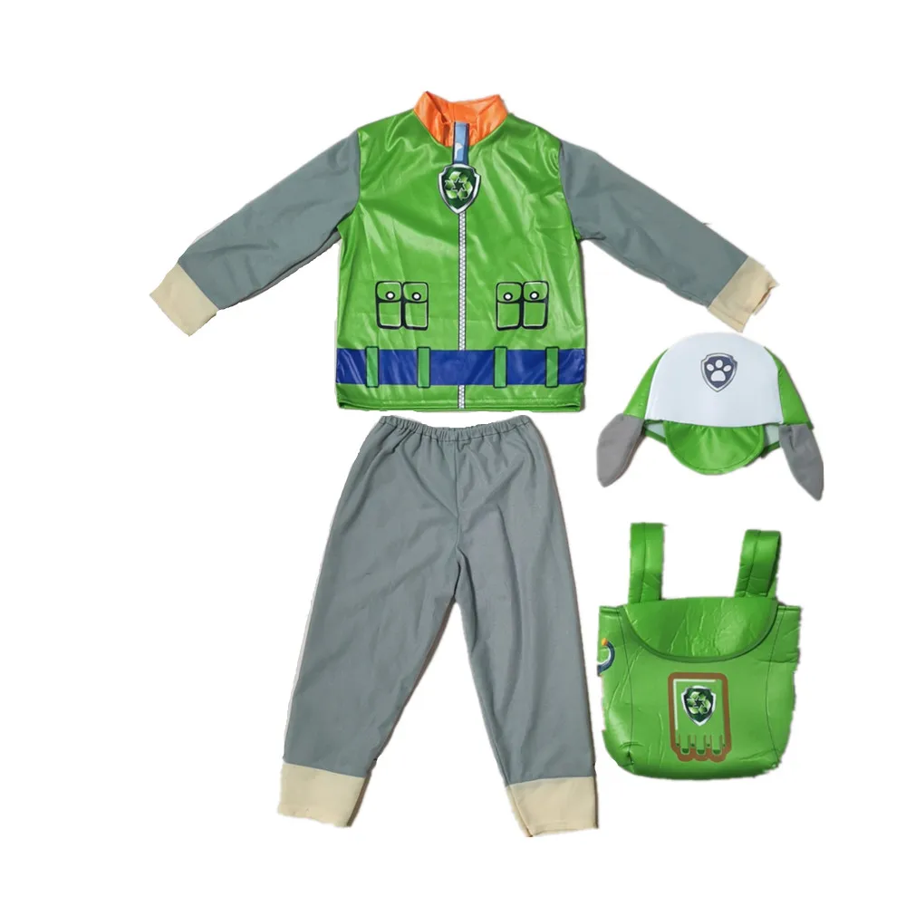 Ensembles de olympiques de carnaval pour enfants, haut et pantalon, sac, Rubble, Marshall, Chase, Skye, chien, cosplay, fête d'Halloween, garçons et filles