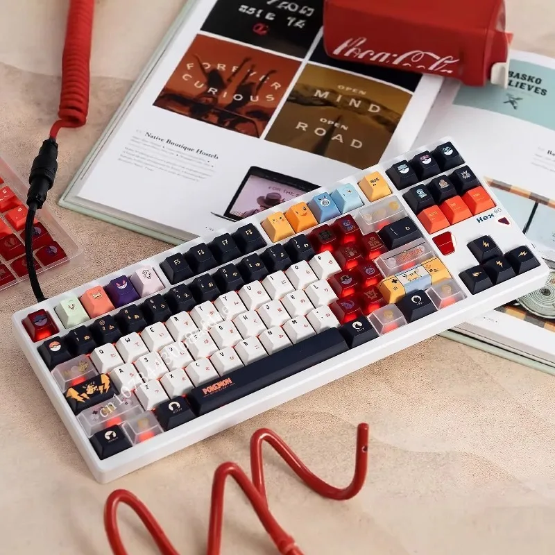 131pcs-set-pokemon-figure-keycaps-chreey-height-pbt-anime-key-caps-mechanical-keyboard-customize-diy-pokemon-keys-cool-gifts