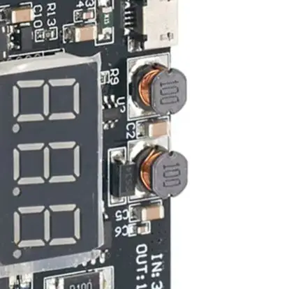 USB Adjustable Step Up Down Power Supply 0.5-30V 2A LED Display Voltage Current Regulator Board For DIY Electronics Projects