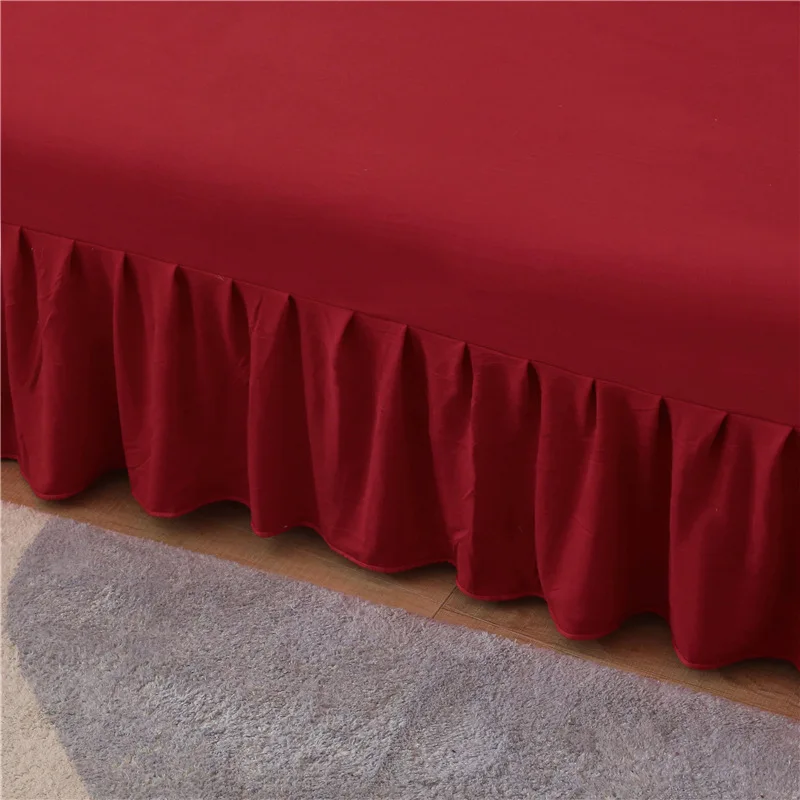 Skirt-Style Sofa Bed Cover Without Armrests Folding Simple Non-Slip Dust-Proof Sofa Cover Solid Color Modern Simplicity