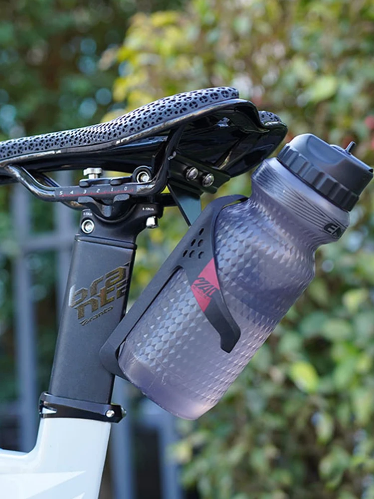 دراجة السرج حامل الزجاجات تمديد حامل سبائك الألومنيوم دراجة حامل الزجاجات السرج محول تركيب لدراجة الطريق الجبلية #5