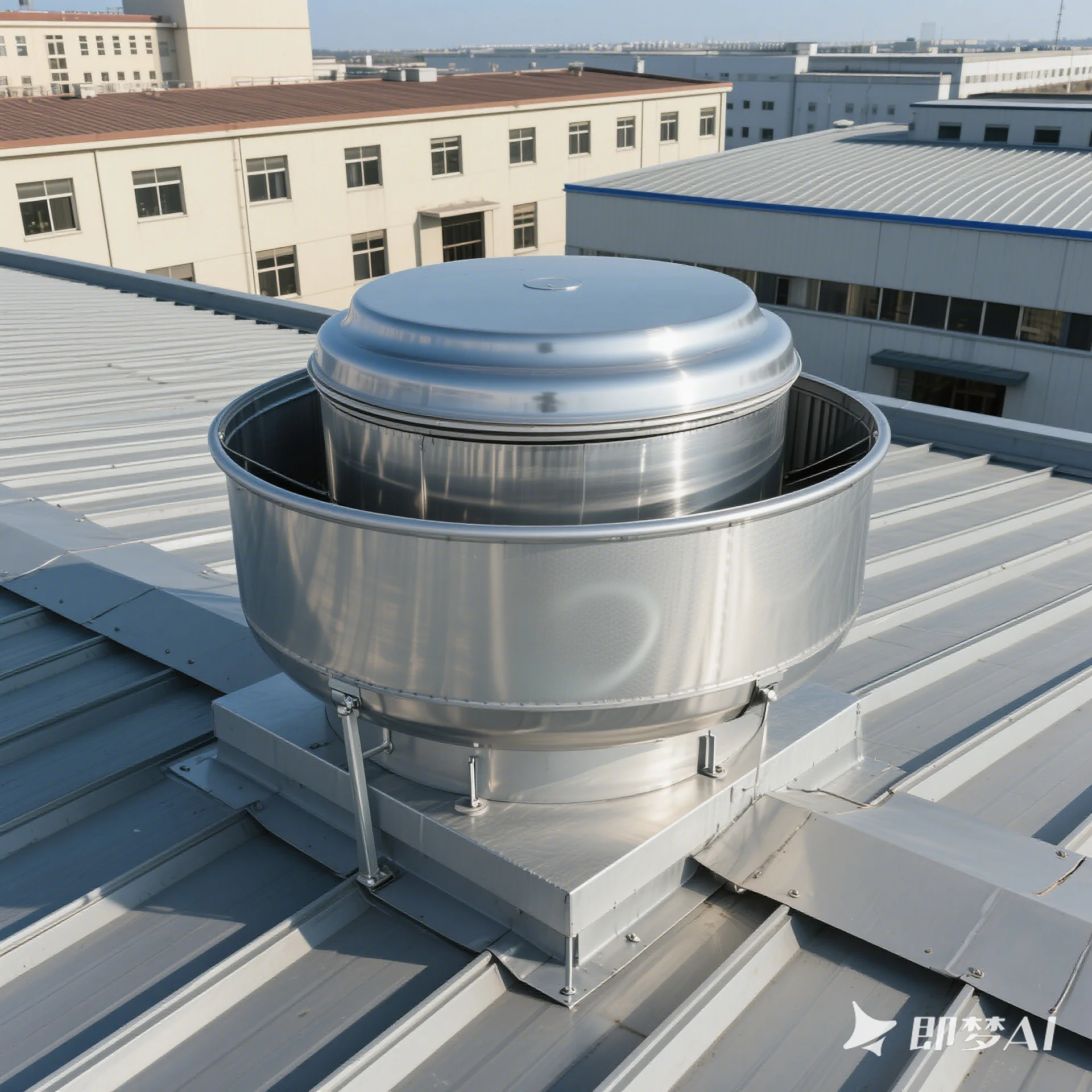 Customized Stainless Steel Fire Smoke Exhaust Axial Roof Fan