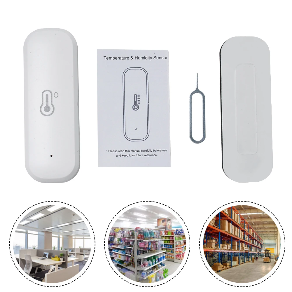 

TUYA Wifi Temperature And Humidity Indoor Wireless Sensor APP Remote Monitor Home Living Improvement Assistant