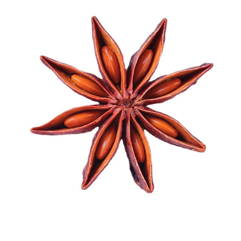 High Quality Natural Dried Star Anise Kitchen Seasoning Incense Supplies Home Wedding Candle  Material Garden Livingroom Decor