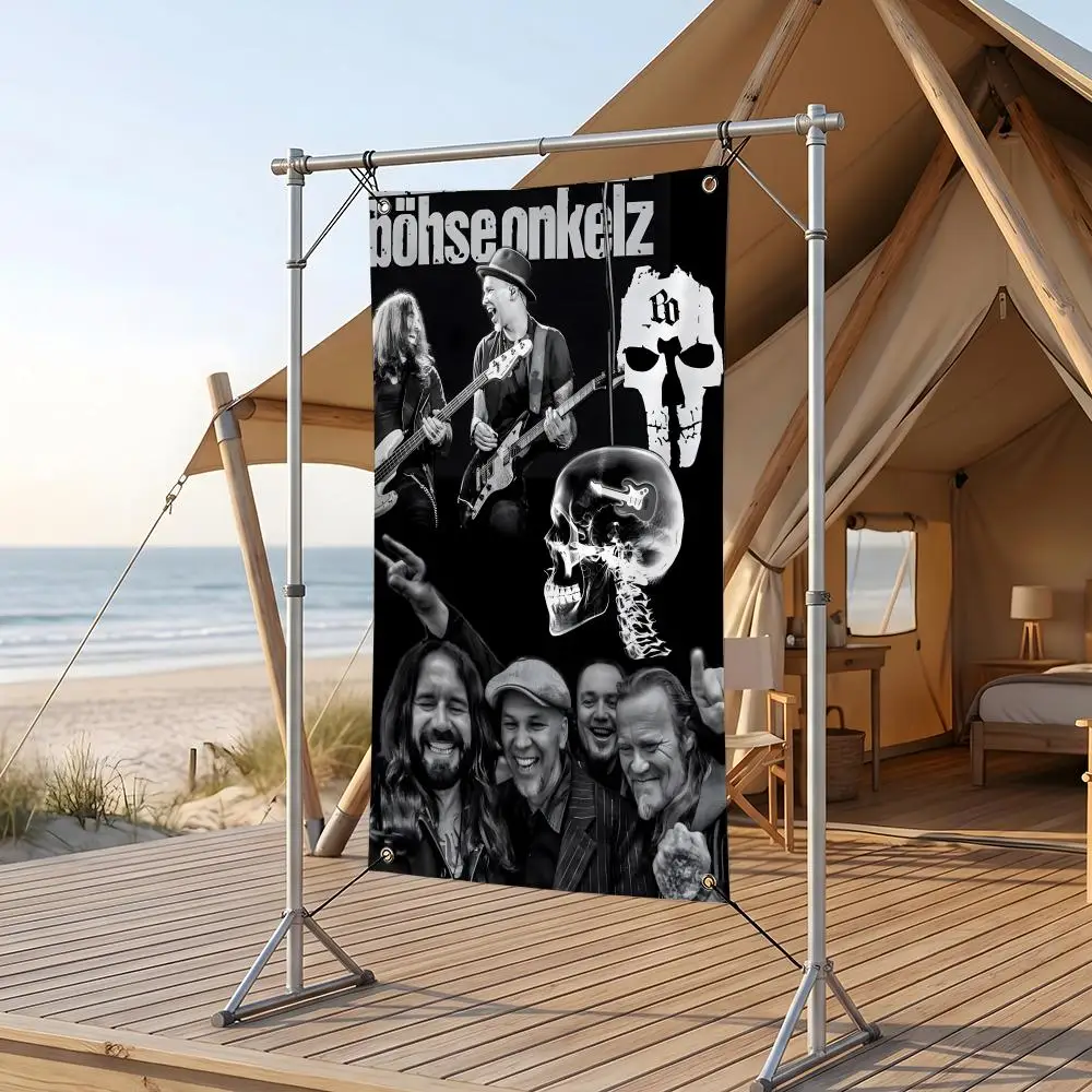 Music B-Bohse O-Onkelz Flags Cozy Yard Flag 4 Grommets Waterproof Durable Lightweight