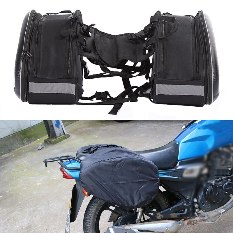 Large Waterproof Cycling Motorcycle Saddlebags Helmet Moto Side Bag Tail Luggage Suitcase Motor Bike Fuel Tank Bags Saddle Bags