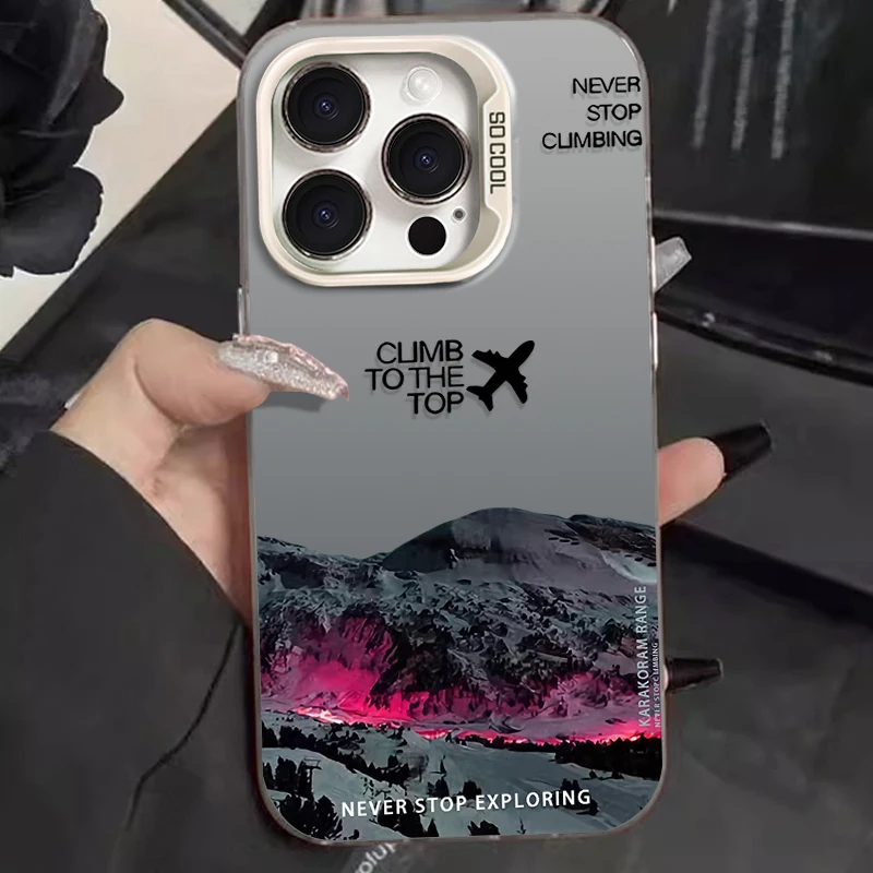 حافظة طائرات سنو ماونتن بيك لهاتف شاومي بوكو X7 X6 X5 X3 NFC F7 Ultra F6 F5 Pro F4 F3 GT M5S C65 C75 M3 M4 M5S M6 Pro 4G 5G #6