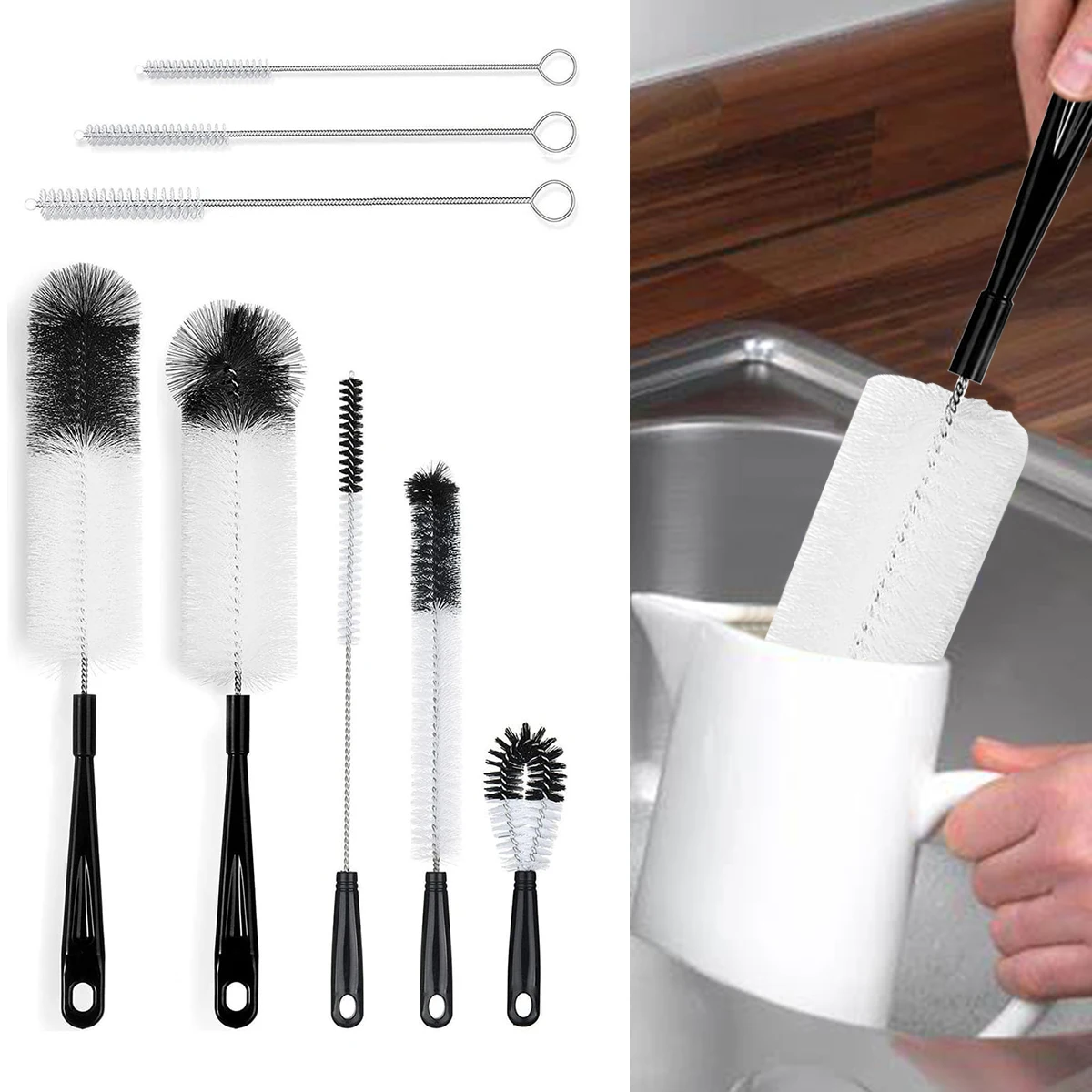 

8pcs Newest Straw Brush,Tea Stain Removal Brush, Multipurpose Kitchen Cleaning Brush,For Water Bottle