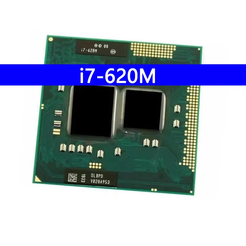 i7-620M i7 620M SLBTQ cpu 4M/2.66GHz/3333 MHz/Dual-Core Laptop processor HM57 HM55