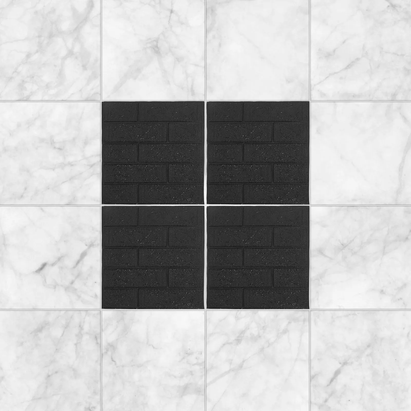 

20pcs 3D Rock Panels Self-Adhesive Brick Stickers Waterproof Wall Decals Kitchen Decor Removable Peel Stick Wall Sticker For