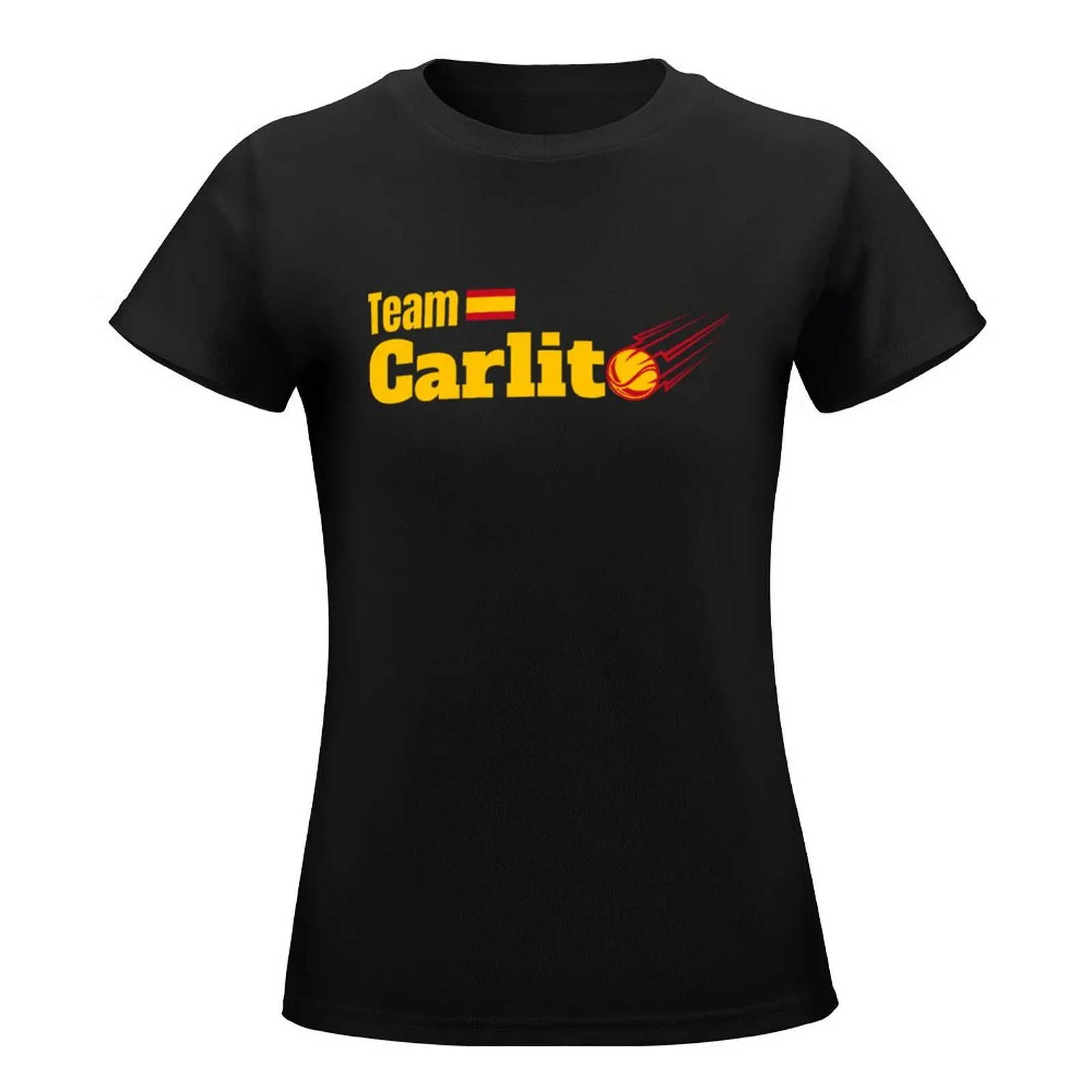 CARLOS ALCARAZ-ALCARAZ-TEAM ALCARAZ T-Shirt female vintage clothes t-shirts for Women loose fit