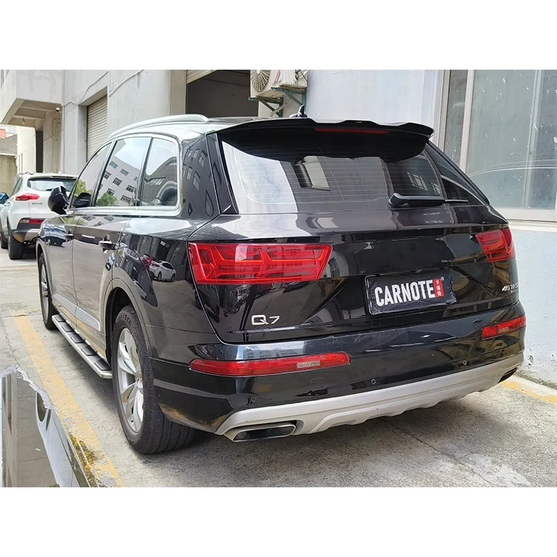 Hot Sale Q7 body kit for audi Q7 2016 2017  2018 2019 2020 2021 2022 dry carbon fiber rear Spoiler