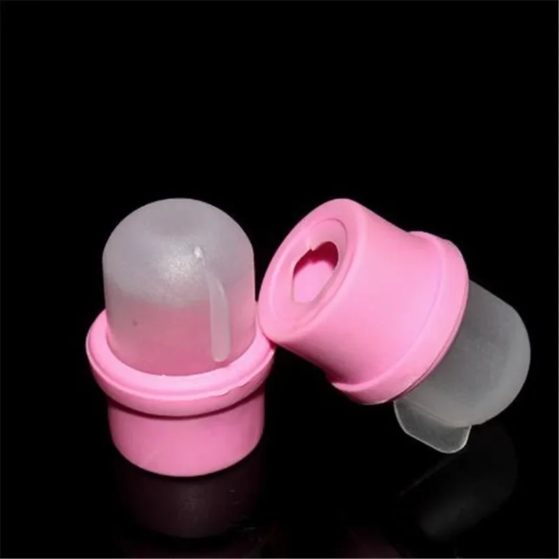 10/20/50/100PCS Rosa Silikon Nagel Soak Off Cap Clip Nagel Wischen UV Gel Nagellack entferner Wrap Für Finger Zehen Maniküre Werkzeug
