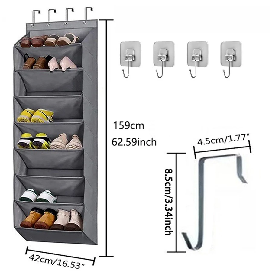 Heißverkaufte, an der Wand montierte Schuhtasche, multifunktionale Aufbewahrungstasche, mehrschichtige Aufbewahrungstasche