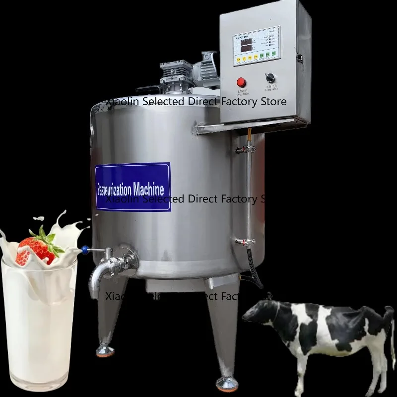 Small Scale Dairy SS304 Milk Pasteurizer 50L-500L Liquid Egg Juice Yogurt Making Pasteurization Machine for Sale